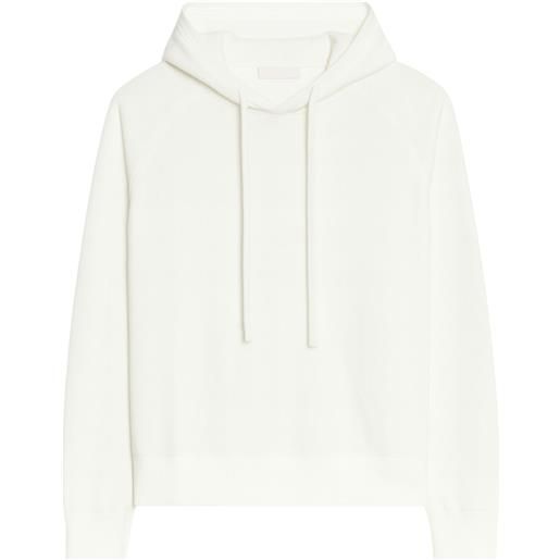 Paolo Pecora maglia con cappuccio in lana merinos extrafine