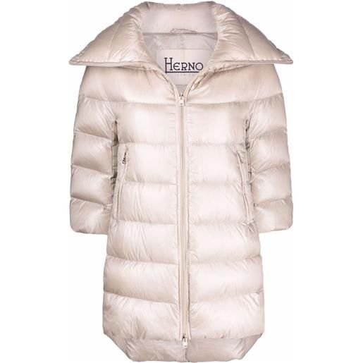 Herno giacca cleofe con maniche crop - toni neutri
