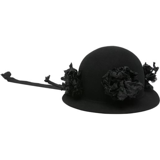 Comme des Garçons Homme Plus cappello con nastro - nero
