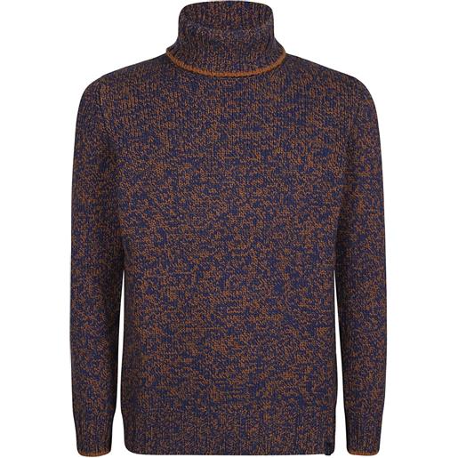 Fay maglione a collo alto - blu