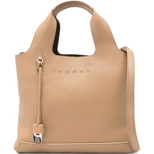 Hogan borsa tote con manici - toni neutri