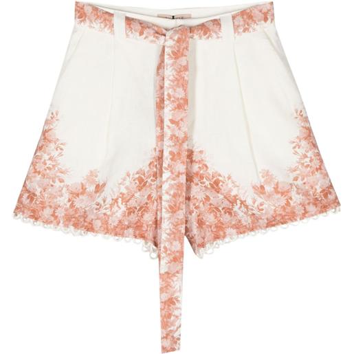TWINSET bermuda a fiori - bianco