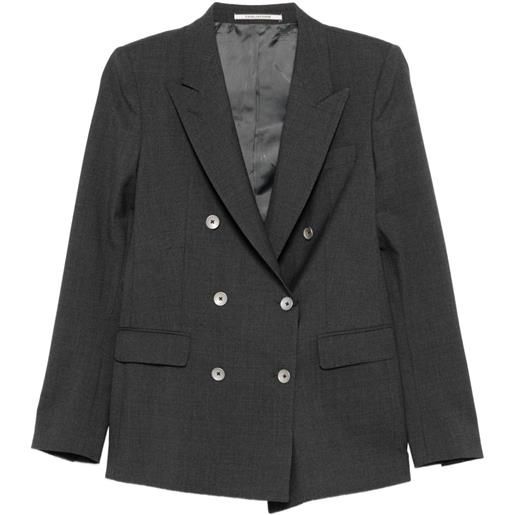 Tagliatore completo doppiopetto in lana - nero