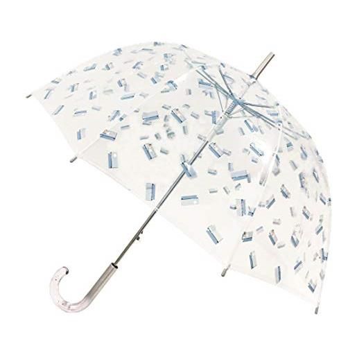 SMATI paris - ombrello a bolla trasparente decorato con lettini estivi - trasparente