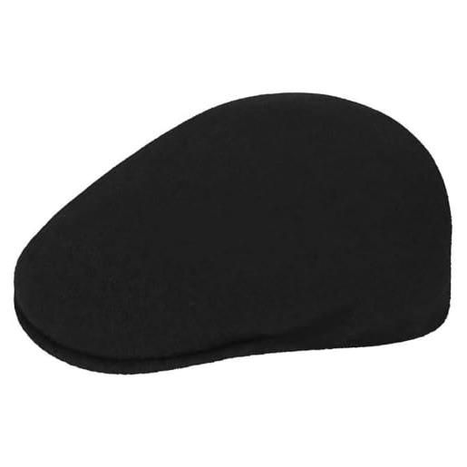 Kangol 504 cap basco scozzese, nero (nero/oro bg), xl unisex-adulto