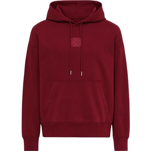 Calvin Klein felpa con cappuccio in maglia elasticizzata