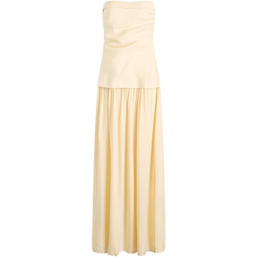 Faithfull the Brand abito lungo hedy - giallo