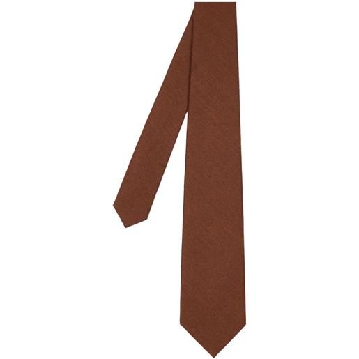 Paul Smith cravatta a punta - marrone