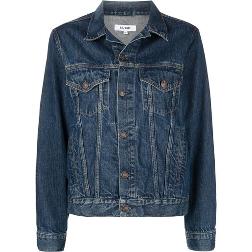 RE/DONE giacca denim oversize anni '90 - blu