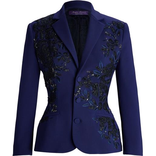 Ralph Lauren Collection blazer penney con decorazione - blu
