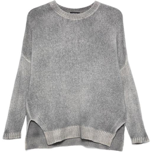 Avant Toi maglione con bordo a coste - grigio