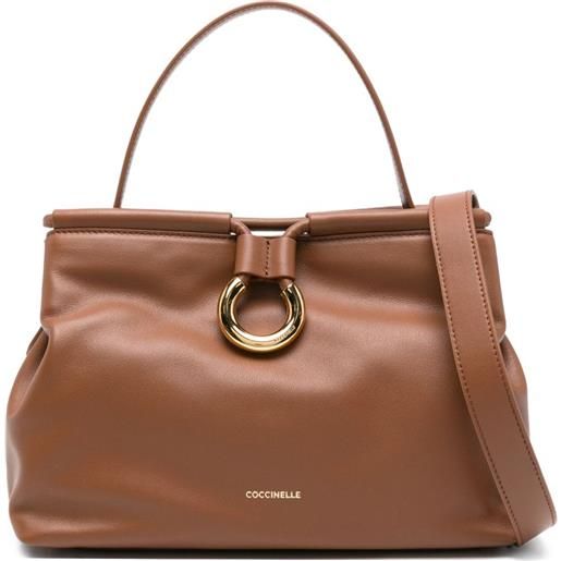 Coccinelle borsa a spalla in pelle - marrone