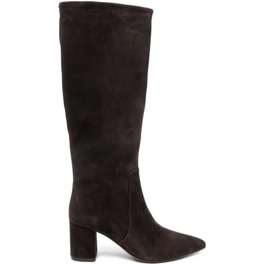 TWINSET stivali al ginocchio a punta - marrone