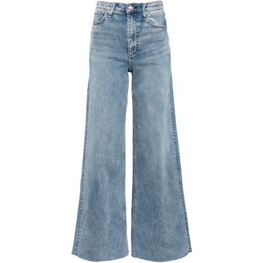 rag & bone jeans a gamba ampia - blu