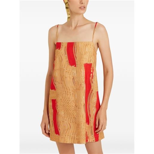 Lenny Niemeyer abito con stampa astratta - toni neutri