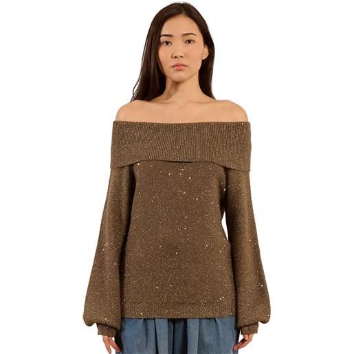 Molly Bracken maglia donna manica lunga collo ciambella molly bracken la1802dn