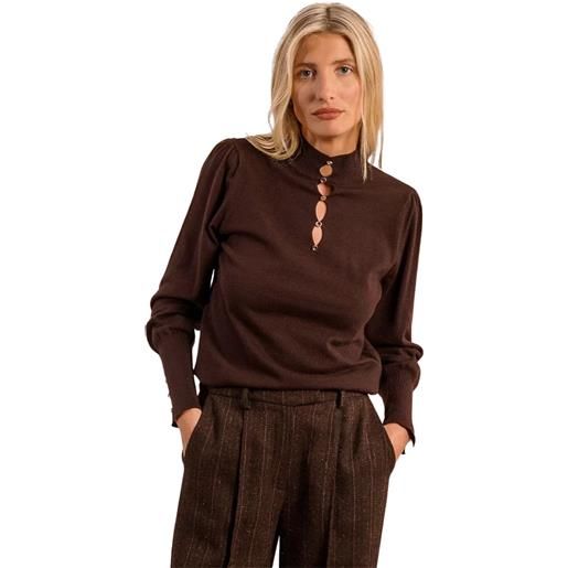 Molly Bracken lupetto donna manica lunga viscosa molly bracken la1619dn