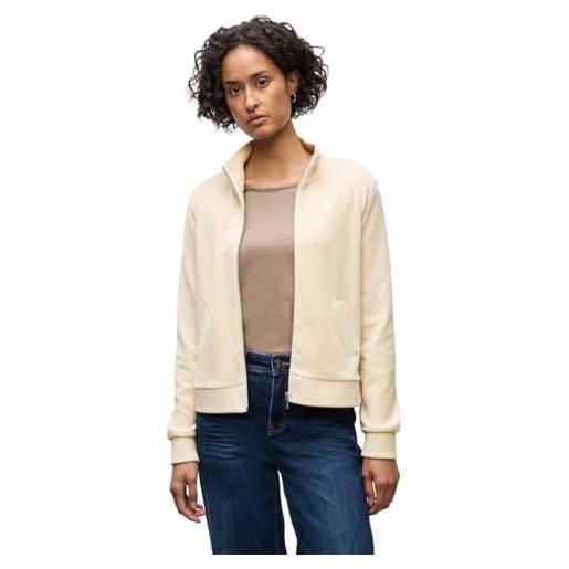Street One 3227982 giacca a coste con cerniera, beige morbido, 48 donna