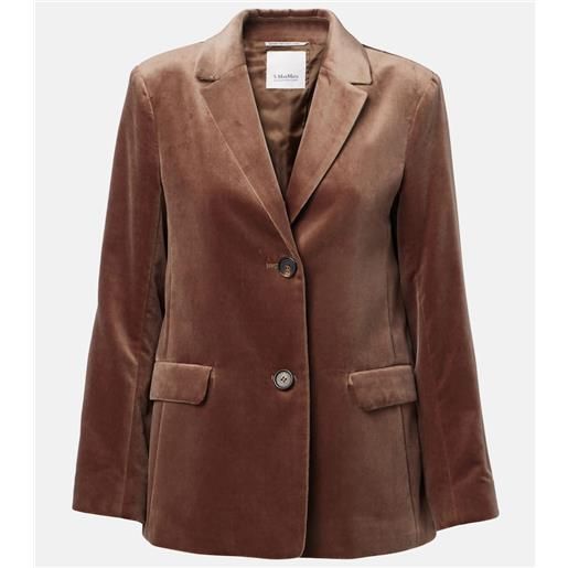 'S Max Mara blazer agata in velluto di cotone