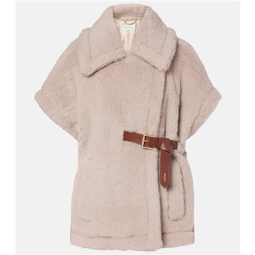 Max Mara mantella newbab in alpaca, lana e seta