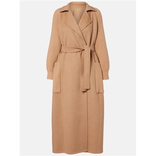 Max Mara cappotto berard in cammello, lana e cashmere