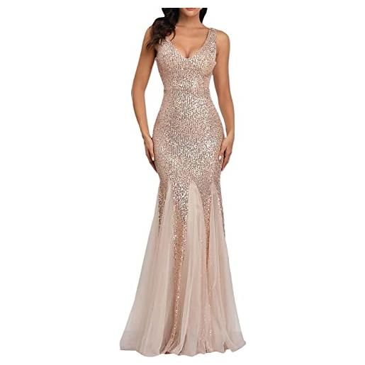 Daikascbny abito sera damigella d'onore curvy festa ballo abiti vintage sposa eleganti da sera cerimonia abito da donna vestito da sera classico lunghi abiti donna cocktail