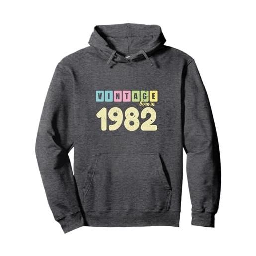 Regalo Compleanno 38 Anni 38 anni compleanno regalo vintage born in 1982 felpa con cappuccio
