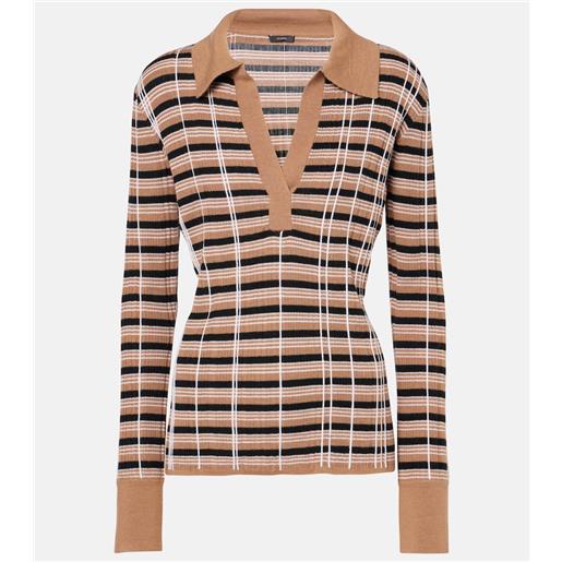 Joseph polo in lana e seta