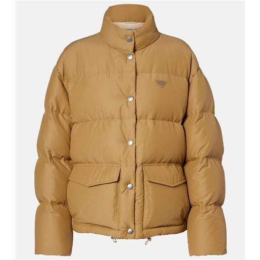 Prada bomber imbottito con logo