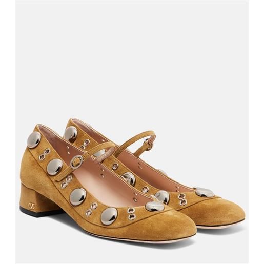 Valentino Garavani pumps nellcote in suede con borchie