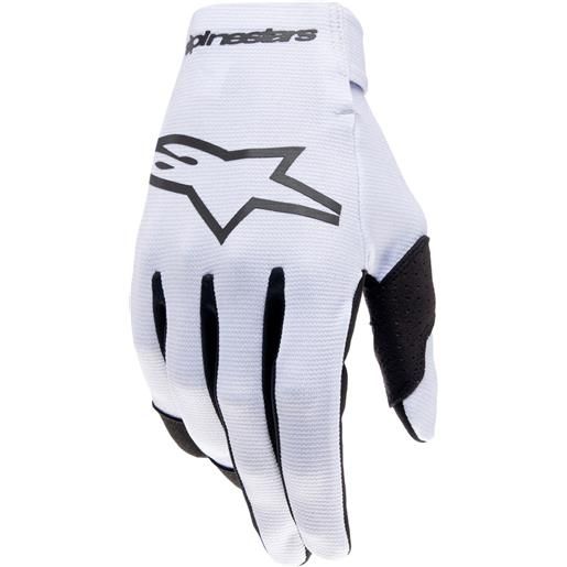 Alpinestars guanti da motocross Alpinestars radar kids grigio chiaro-nero, s