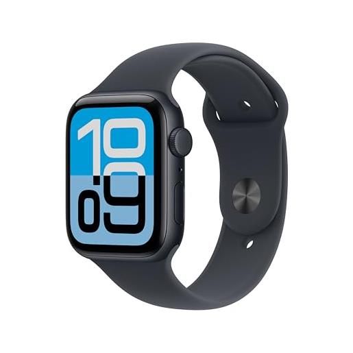 Apple watch se 3 gps + cellular, cassa 44 mm in alluminio mezzanotte con cinturino sport mezzanotte - s/m