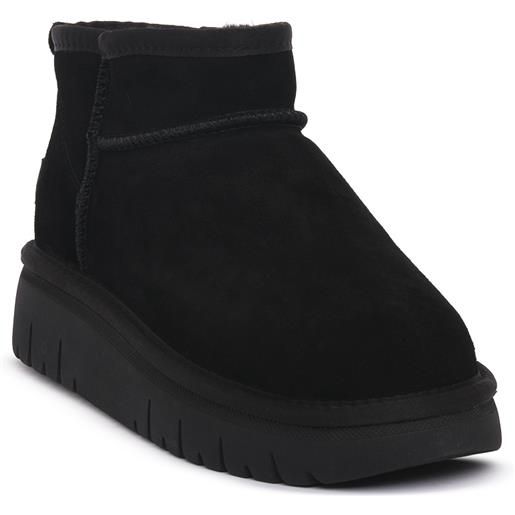 Grünland Stivaletti con plateau - black/nero
