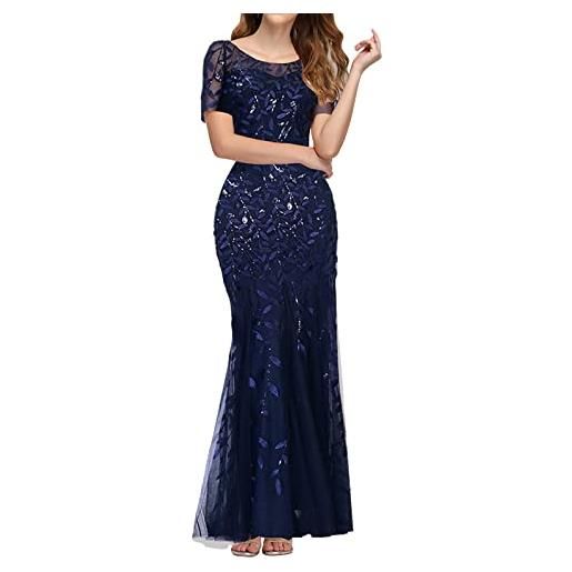 Daikascbny abiti donna primavera 2023 lunghi eleganti vestito da sera curvy cerimonia abito da donna vintage cocktail party da sera festa ruffled sposa abiti donna cocktail