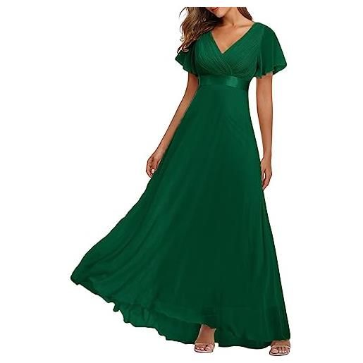 Daikascbny abito donna estivo elegante cerimonia senza manica vintage y2k lungo classico formale grazia da sera banchetto