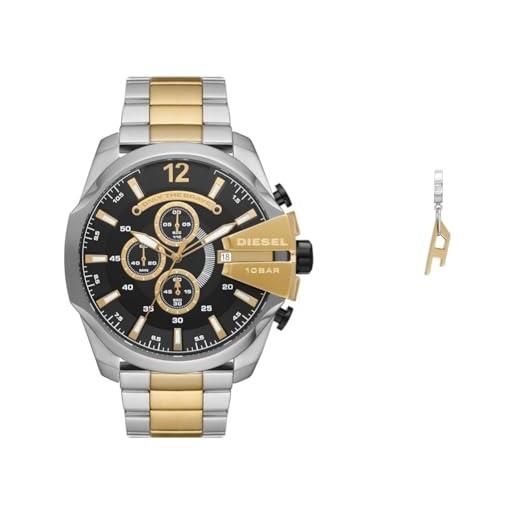 Diesel Mega Chief Chronograph DZ4581 Watch in Two Tone | MYER