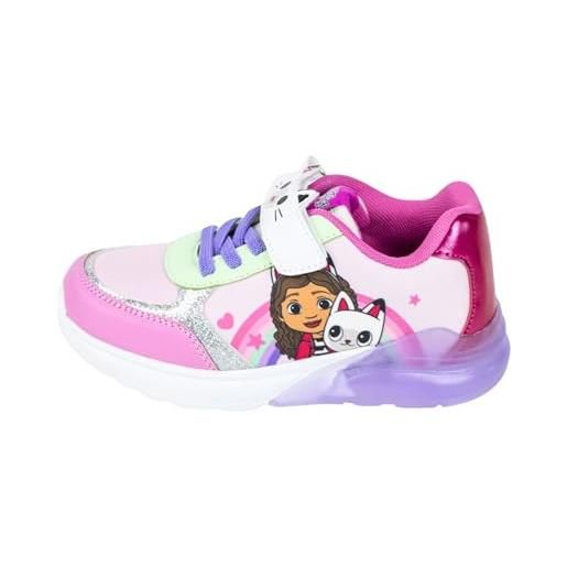 Gabby's Doll House scarpe per ragazze, sneakers gabby e kitty, regalo per bambina, taglia eu 25
