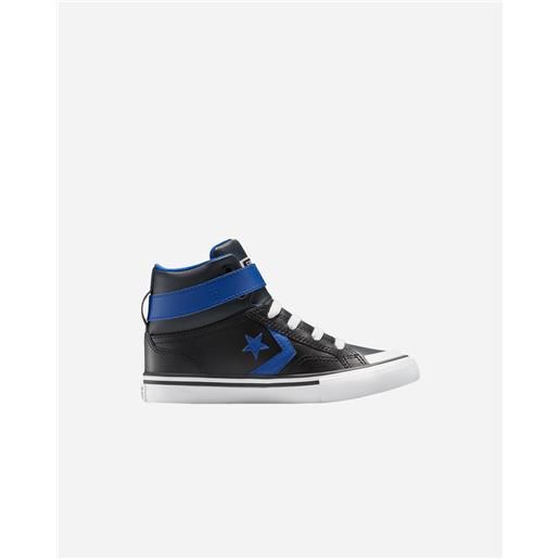 Converse pro blaze strap lth easy on mid jr - scarpe sneakers - nero