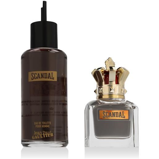 Jean Paul Gaultier scandal pour homme edt ricaricabile 50 ml + edt ricarica 200 ml