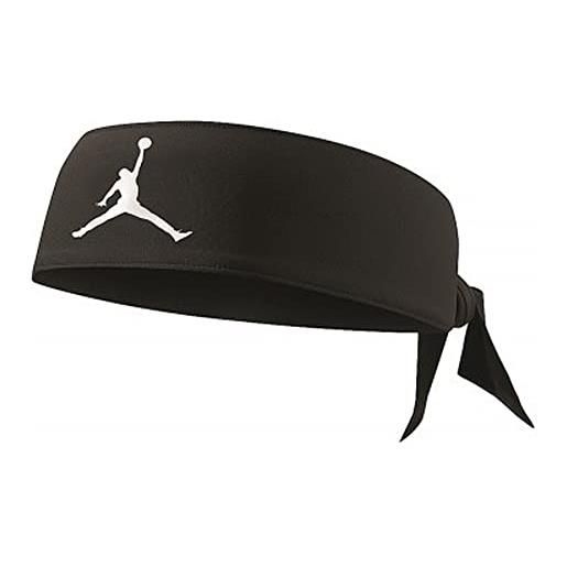 NIKE nhbdfjb carta football jordan jumpman dri-fit head tie blk/wht, nero, taglia unica