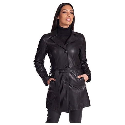 Giubbotto Corto In Ecopelle Lucido Donna | Borchie Arricciate | Bolero Elegante Senza Chiusura