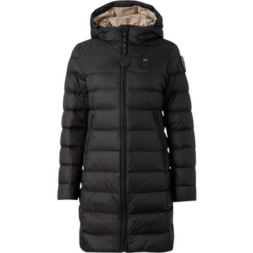 BLAUER piumino lungo a righe agnes