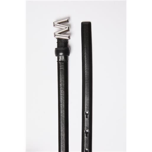 MAX MARA WEEKEND cintura in pelle con fibbia logata