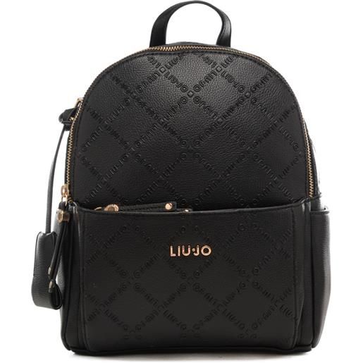 Liu Jo zaino da donna con design logato geometrico nero