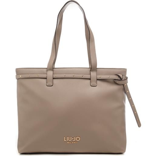 Liu Jo borsa tote da donna con cinturino con fibbia regolabile e borchie deserto