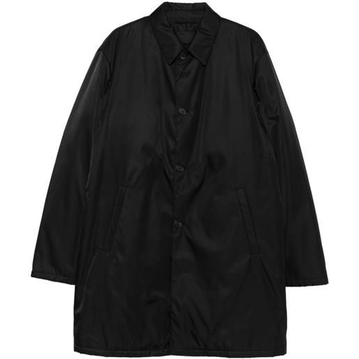 Prada Linea Rossa cappotto monopetto - nero