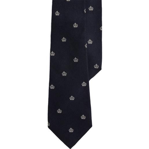 Ralph Lauren Purple Label cravatta con stampa - blu