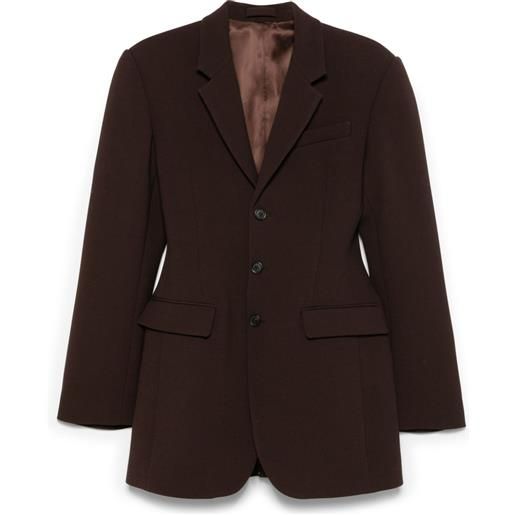 WARDROBE.NYC blazer lungo - marrone