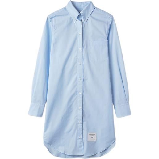 Thom Browne chemisier con cintura - blu