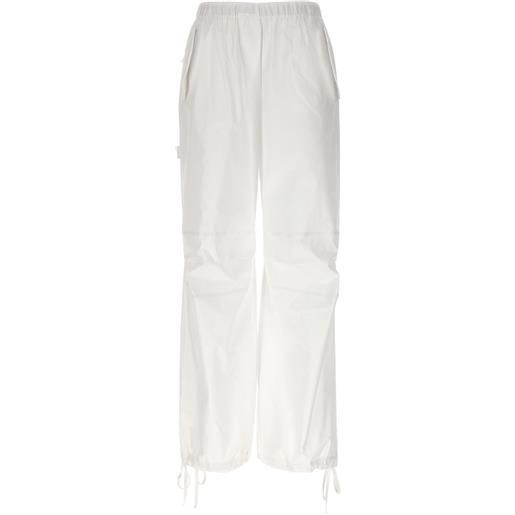 Nude cargo dritti - bianco